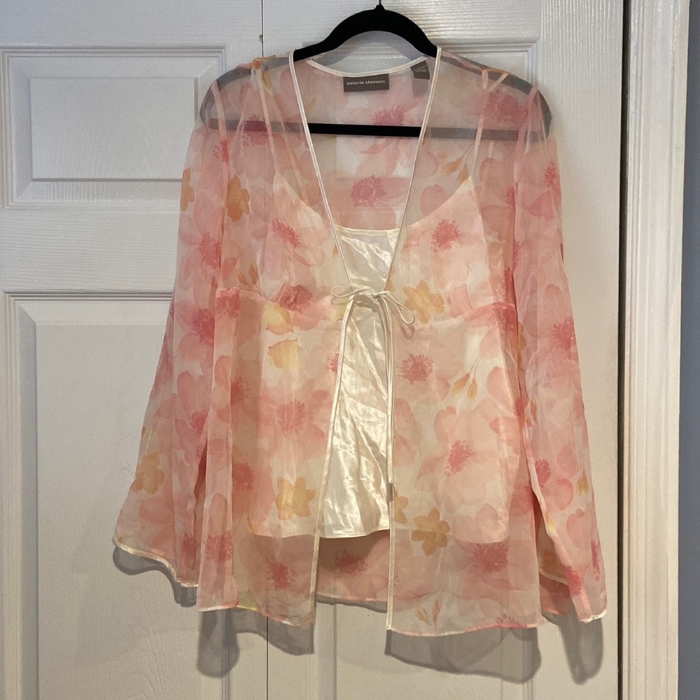 Vintage Valerie Stevens Top Size Large